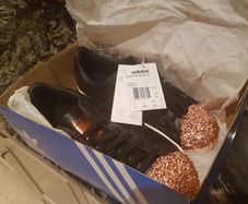 Adidas Superstar 80s metal Rose Gold Size 6