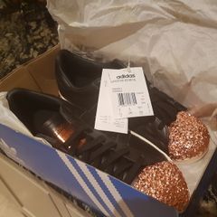 Adidas Superstar 80s metal Rose Gold Size 6