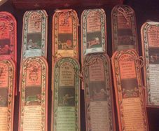 wooden incense box and incense sticks