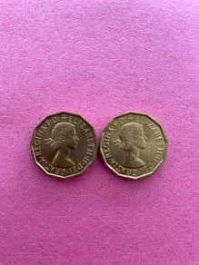 Great Britain   2 X 3 Pence Coins 1967  ( Unc )  2 COINS.