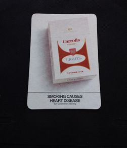 Carrolls Lights - Large Size : Beer Mats/Coasters