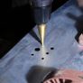 Step Drills,5PCS Step Cone Drill Bit Sets 50 Sizes ,Titanium Coate,Pagoda drill with Automatic Center Punch,Hex Shank,High Speed Step drill bits for Wood, Stainless Steel, Sheet Image 3