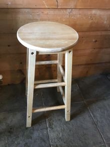 Wooden stool