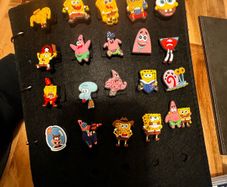 SpongeBob croc charms