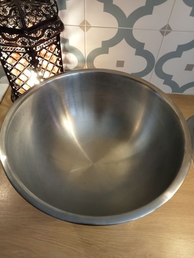 Stainless steel wine & champagne bowl (39cm diameter, 21cm height)