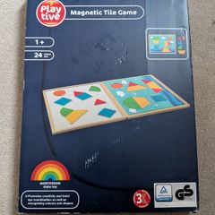 Magnetic tile game