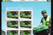 2013 Ireland Europa (Postal Vehicles) Commemorative Stamps Sheetlet Plate 1A1A1A1A Mint Never Hinged (MNH)