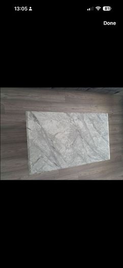 Marble Dining Table with 4 chairs + smaller matching coffee table