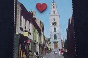 Ireland Postcard : Shandon Church , Cork , Leprechaun Series Postcard - 1950s
