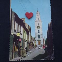 Ireland Postcard : Shandon Church , Cork , Leprechaun Series Postcard - 1950s