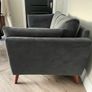 EZ Living Kendal 2 Seater Sofa  Navy Velvet Image 7