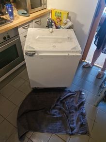 Zanussi small fridge (integrated)