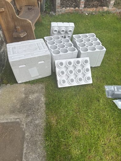Heavy duty Styrofoam Wine shipping and storage boxes