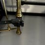 Victorian brass bed including side rails and base. 3ft 6 inches. Image 5