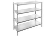 BRAND NEW Commercial Storage Shelf Warehouse Rack Stainless Steel 4-Tier 5-Tier for Kitchen Living Room Garage Storing Kitchenware