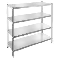 BRAND NEW Commercial Storage Shelf Warehouse Rack Stainless Steel 4-Tier 5-Tier for Kitchen Living Room Garage Storing Kitchenware