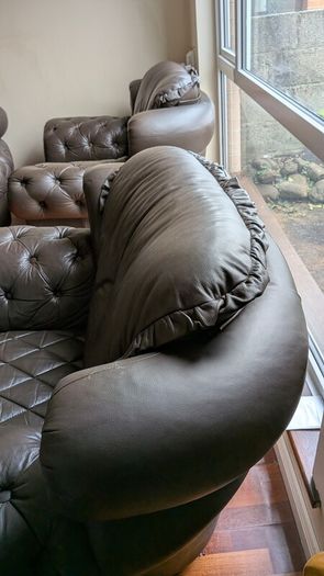 3 piece leather couch