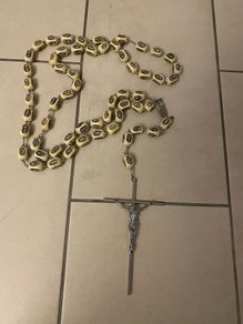 Very Rare Giant Size Rosary Beads