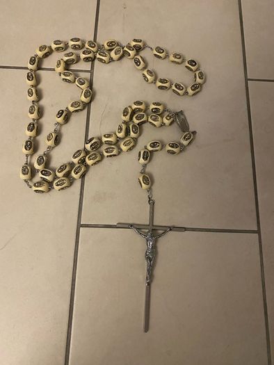 Very Rare Giant Size Rosary Beads