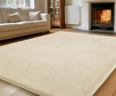Carpet Rugs Living Room Large 300x425cm, Grey Rug for Bedroom Washable Area Rug Anti Slip Fluffy Rug Shaggy Cream Carpets Extra Large Rugs for Living Room Kids Room