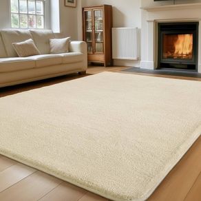 Carpet Rugs Living Room Large 300x425cm, Grey Rug for Bedroom Washable Area Rug Anti Slip Fluffy Rug Shaggy Cream Carpets Extra Large Rugs for Living Room Kids Room