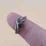 Vintage 925 Sterling silver Tourmaline Ring Image 6