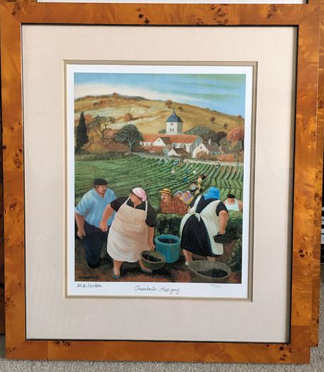Margaret Loxton - Burgundy Vineyards Set of 4 limited edition prints