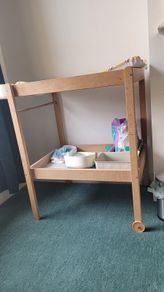 Baby Changing Table with mattress and baskets