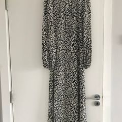 Animal print fit and flare dress
