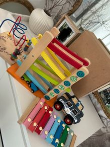 wooden toys set