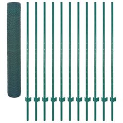 Euro Fence Steel 20x1.5 m Green