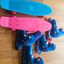 Roller blades x 2 and skate boards x 2,very good condition Image 5