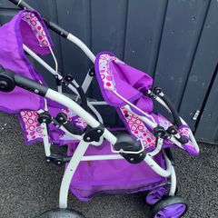 dolls double buggy very good condition