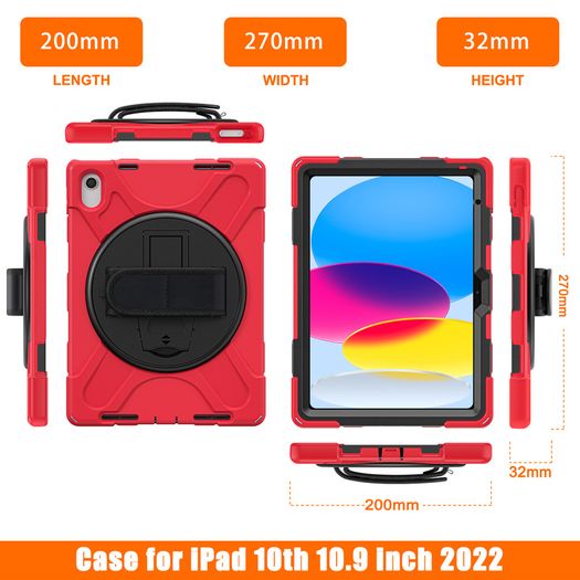 iPad 11" A16 & 10.9" 10th Gen Rigid Tough Cover Shock Proof Case Shock Proof Tough Case