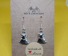 Ghost Halloween earrings