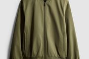 NEW Khaki Bomber Jacket: Medium
