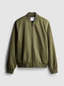 NEW Khaki Bomber Jacket: Medium