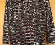 Ladies Black/Red/White Top by Hobbs
