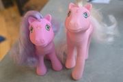 Dup Bundle 2 x Flutter ponies Lily and Honeysuckle MLP G1 My Little Pony