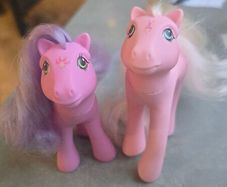 Dup Bundle 2 x Flutter ponies Lily and Honeysuckle MLP G1 My Little Pony