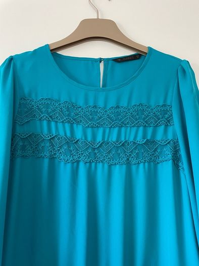Dunnes Ladies top colour aqua size 14