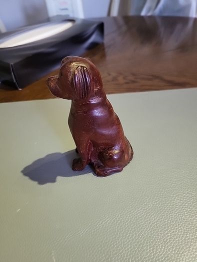 Dog carving