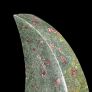 Rough Ruby Crecent - Corundum/Ruby Crystals, Metal Stand Image 4