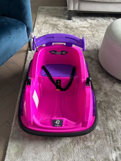 Flybar 6V Racer Bumper Car in Pink