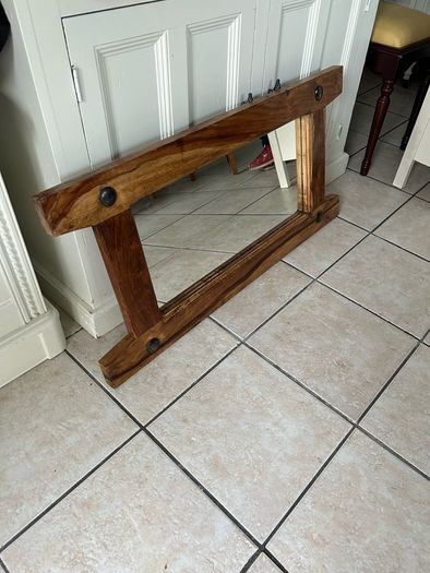 solid wood mirror