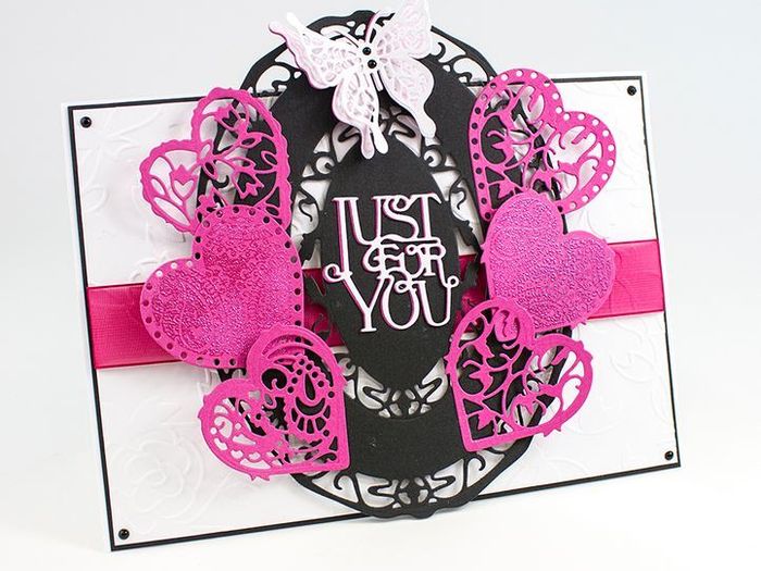 Tonic Rococco Die & Stamp sets - VINE Heart