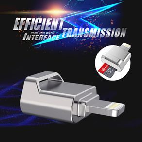Aluminium Alloy Apple Lightning (8 Pin) OTG TF (Micro SD/SDSC/SDHC/SDXC) Mini Card Reader Adapter (Brand New/Warranty)