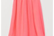 HM coral pink tulle dress Age 9-10