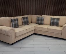 Verona Fullback Corner sofa beige color