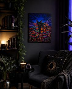 Acrylic painting Dreamwalker